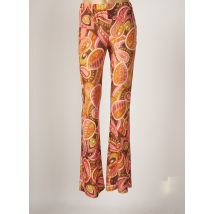 LOLA CASADEMUNT - Pantalon flare orange en polyester pour femme - Taille 44 - Modz