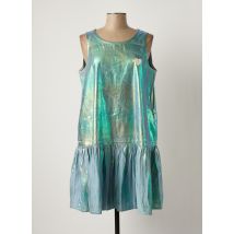 LOVE MOSCHINO - Robe mi-longue vert en coton - Femme - Taille 44 - Modz