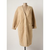 RINO & PELLE - Manteau long beige en polyester - Femme - Taille 42 - Modz
