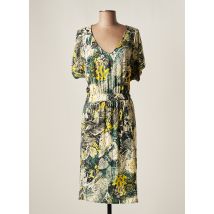 YEST - Robe mi-longue vert en viscose - Femme - Taille 40 - Modz