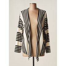 GUITARE - Gilet manches longues noir en viscose - Femme - Taille 40 - Modz