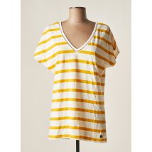ELLE EST OU LA MER - Top jaune en coton pour femme - Taille 40 - Modz