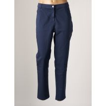 MERI & ESCA - Pantalon droit bleu en coton - Femme - Taille 48 - Modz