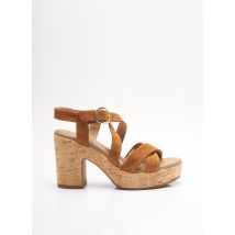NERO GIARDINI - Sandales/Nu pieds marron en cuir pour femme - Taille 35 - Modz