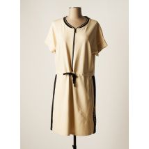 TUZZI - Robe mi-longue beige en polyester - Femme - Taille 38 - Modz