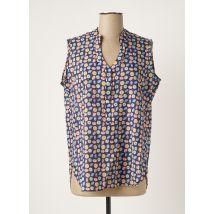 GUAPA COLLECTION - Blouse bleu en coton - Femme - Taille 38 - Modz