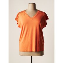 CONCEPT K - T-shirt orange en viscose pour femme - Taille 56 - Modz