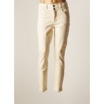 JENSEN - Pantalon slim beige en coton - Femme - Taille 42 - Modz