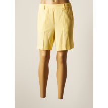 KAFFE - Bermuda jaune en polyester pour femme - Taille 38 - Modz