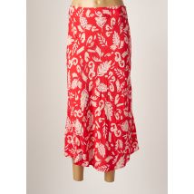 ÉTYMOLOGIE - Jupe longue rouge en viscose pour femme - Taille 42 - Modz