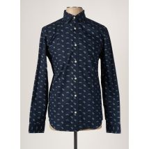 JACK & JONES - Chemise manches longues bleu en coton - Homme - Taille S - Modz