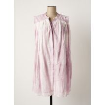 SESSUN - Robe courte violet en coton - Femme - Taille 38 - Modz