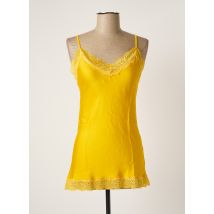 GENESIS - Top jaune en viscose - Femme - Taille 40 - Modz