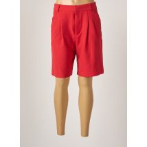 CHERRY PARIS - Bermuda rouge en polyester - Femme - Taille 38 - Modz