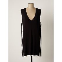 LOLA CASADEMUNT - Robe mi-longue noir en viscose - Femme - Taille 38 - Modz