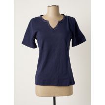 SOIE POUR SOI - Top bleu en coton - Femme - Taille 36 - Modz