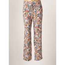 DIANE LAURY - Pantalon droit beige en polyester - Femme - Taille 36 - Modz