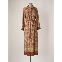 CARLA MONTANARINI - Robe longue marron en polyester - Femme - Taille 42 - Modz