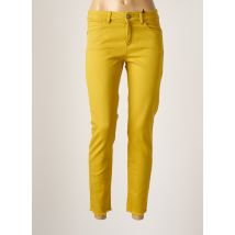 CARACTERE - Jeans coupe slim jaune en coton - Femme - Taille TU - Modz