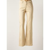 DISMERO - Pantalon droit beige en coton - Femme - Taille W28 - Modz