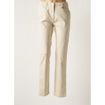 TONI - Pantalon slim beige en coton - Femme - Taille 44 - Modz