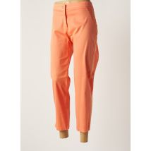 ANDAMIO - Pantalon 7/8 orange en coton - Femme - Taille 44 - Modz