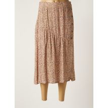 ANDAM - Jupe mi-longue orange en viscose - Femme - Taille 48 - Modz