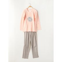 NUIT CALINE - Pyjama rose en coton - Femme - Taille 36 - Modz