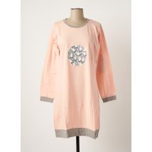 NUIT CALINE - Chemise de nuit rose en coton - Femme - Taille 34 - Modz
