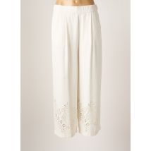 LOLA CASADEMUNT - Pantalon droit beige en polyester - Femme - Taille 38 - Modz
