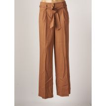 LOLA CASADEMUNT - Pantalon droit marron en viscose pour femme - Taille 42 - Modz