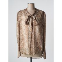 TWINSET - Blouse beige en soie - Femme - Taille 40 - Modz
