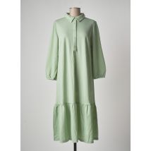 YEST - Robe mi-longue vert en viscose - Femme - Taille 38 - Modz