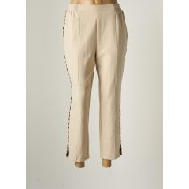LOLA CASADEMUNT - Pantalon chino beige en polyester - Femme - Taille 36 - Modz