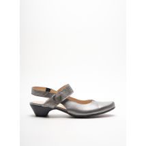 ARIMA - Sandales/Nu pieds gris en cuir pour femme - Taille 37 - Modz