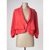 POISSONS BLANCS - Boléro rouge en viscose - Femme - Taille 40 - Modz