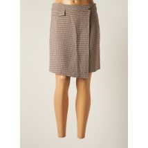 CHATTAWAK - Jupe courte marron en polyester - Femme - Taille 36 - Modz