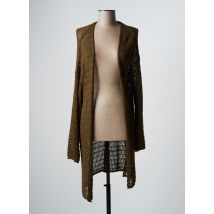 CACHE CACHE - Gilet manches longues vert en acrylique - Femme - Taille 38 - Modz