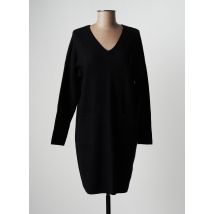 E.DIVA - Robe pull noir en viscose - Femme - Taille 40 - Modz