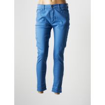 VOGGO - Pantalon slim bleu en coton - Femme - Taille 42 - Modz