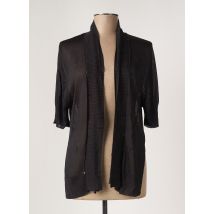 MARIELLA ROSATI - Gilet manches courtes noir en viscose - Femme - Taille 44 - Modz
