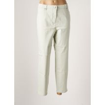 TONI - Pantalon droit vert en coton - Femme - Taille 48 - Modz