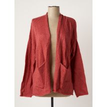 INDI & COLD - Gilet manches longues rouge en acrylique pour femme - Taille 34 - Modz