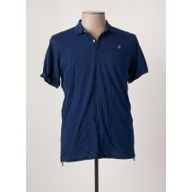 SERGE BLANCO - Polo bleu en coton pour homme - Taille XXL - Modz