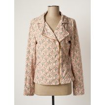 PAKO LITTO - Veste casual rose en coton - Femme - Taille 38 - Modz