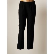 BRANDTEX - Pantalon droit noir en coton - Femme - Taille 38 - Modz