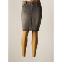 C'EST BEAU LA VIE - Jupe courte gris en coton - Femme - Taille 36 - Modz