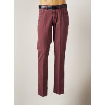 LUIGI MORINI PANTALONS HOMME DE COULEUR ROUGE - Grande Taille