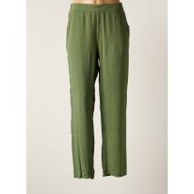 AGATHE & LOUISE - Pantalon chino vert en viscose pour femme - Taille 44 - Modz