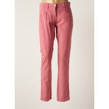 MAE MAHE - Pantalon slim rose en coton - Femme - Taille 40 - Modz